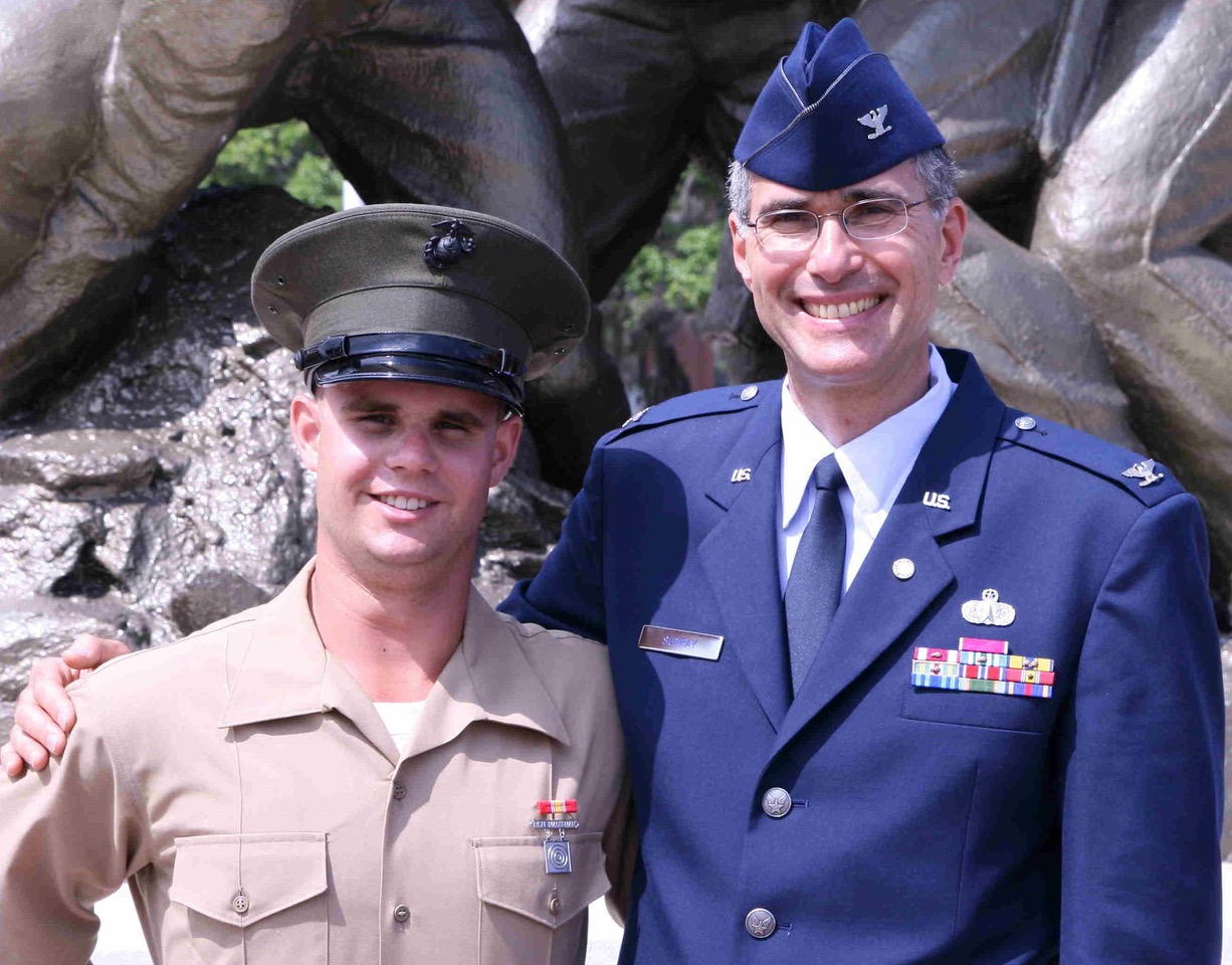 Jon and his son Embracing Our Warriors in Texas